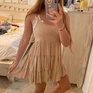 Brandy Melville tan dress